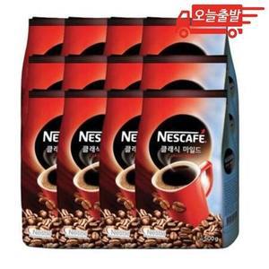 오늘출발 네스카페 클래식 마일드 리필커피 500g 12개
