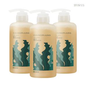 청미정 저자극 모든피부 머릿결개선 천연 다시마샴푸 500ml 3개
