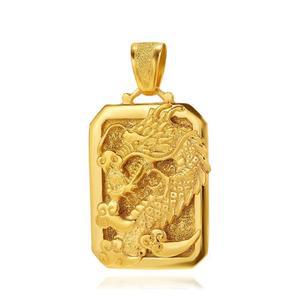 갤러리아 남자 순금 펜던트 사각 구름용 24K 18.75g 팬던트