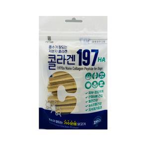 저분자콜라겐 197HA 가수분해껌 라지 스틱 240g 강아지껌 개껌 애견간식