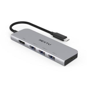 USB-C PD 충전지원 멀티허브 USB 3포트 멀티허브 NEXT-2274TCH-4K