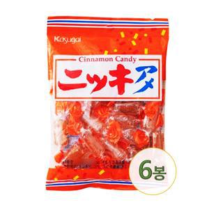 카스가이 니키아메 계피 사탕 146g x 6개 / 일본 시나몬맛 캔디