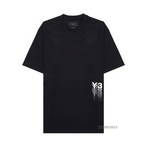 [Y-3][라벨루쏘] [Y-3] 남성 그래픽 숏 슬리브 반팔 티셔츠 IZ3124 BLACK