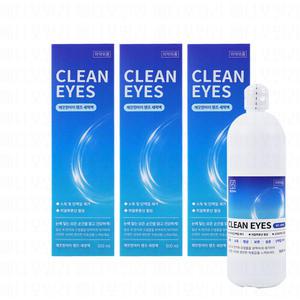 하드렌즈 드림렌즈 보존액 세척액 단백질 제거제 소독 헹굼 보존 깨끗한아이 500ml 3개