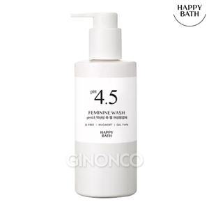(사은품증정) 해피바스 pH 4.5 약산성 쑥 젤 여성청결제 250g x1 순한 저자극