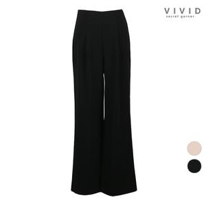 [비비드 시크릿가너]VIVID 여성 모던 심플 정장 와이드 팬츠