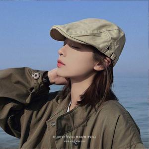 화가 헌팅캡 플랩캣 모자 바리스타 카페 중년 남성 순사모자 베레모