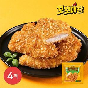 [꼬꼬대장]통살 크런치 치킨텐더 500g 4팩 (소비기한 2025-08-28)