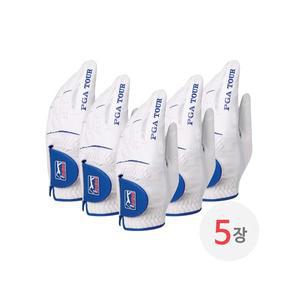 [하프클럽/PGA]PGA TOUR 맥스핏 반양피 장갑 5장