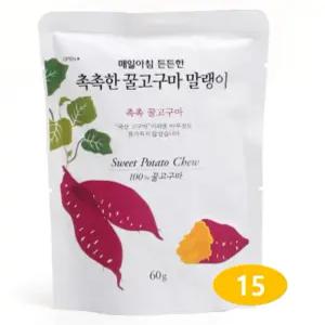 한울 매일 아침 든든한 촉촉한 꿀고구마 말랭이 60g 15개