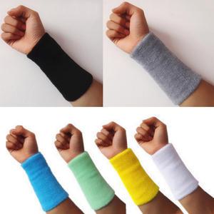 코튼 손목 보호대 15cm/L, 스포츠 스웨트 밴드, 땀 손목 지지, 브레이스 랩 가드, , 배구, 농구용, 2
