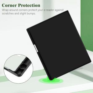 접이식 스탠드 커버 보호 케이스 스탠드 케이스 Remarkable 2 Paper Tablet 용 펜 홀더가있는 인조 가죽 커