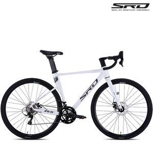 SRD 솔리드 레이싱 경량 로드 자전거 R5 18단 듀얼레버 디스크 브레이크