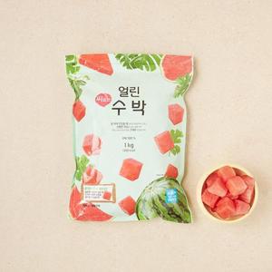 베트남산 냉동 수박 1kg 봉