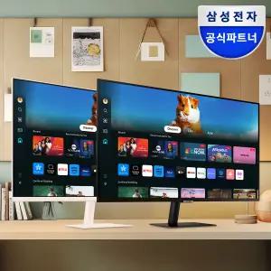 [최 종 혜 택 23.8만] 삼성전자 M5 LS27DM500 68.6cm(27인치) 스마트모니터 블랙 (OTT/넷플릭스/유튜브/미러링/스마트싱스/게이밍허브/삼성헬스/캠핑용/원룸