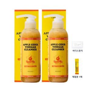 [마미케어]  애사비 클렌저 특대용량 200ml x 2개 + 체험분 1매 + 바디스폰지 증정 _