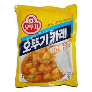 오뚜기카레 약간매운맛 1kg 1개