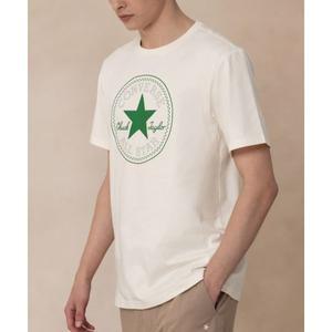 매장정품 컨버스 CONVERSE 올스타 패치 스탠다드 핏 티셔츠 에그렛 MCH737-W2Y 598971