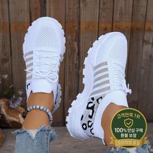 여름 캐주얼 신발 고품질 통기성 스포츠 두꺼운 밑창 부츠 Zapatillas De Mujer 2025 New White Shoes