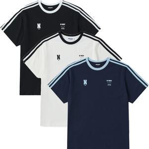[널디 공용] 스포티 NY 반팔 티셔츠 3종 택1 PNEU25ST05