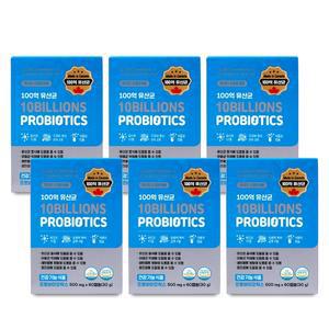 GNM자연의품격 100억 프로바이오틱스 500mg x 60캡슐 6박스 I