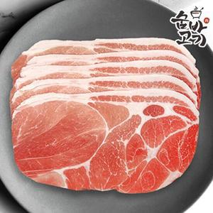 돼지 목전지 왕목살 구이용 5kg (1kg*5팩)