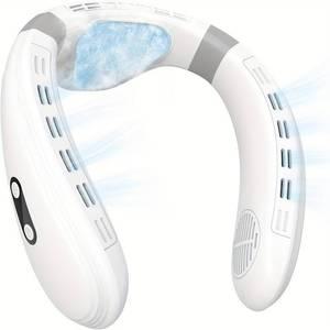목풍기 넥쿨러 360도 휴대용 USB 충전식 목 팬 ° 전신 쿨링 5200mAh 배터리 공기 컴팩트한 - 이상적