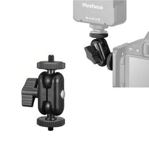 새로운 더블 매직 360 나사 비디오 DSLR 마이크용 라이트 15MM 카메라 모니터 마운트