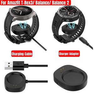 Amazfit Balance 2 A2429 A2286 용 USB 충전기 도크 T-Rex3 A2322 자기 어댑터 스마트 시계 케이블
