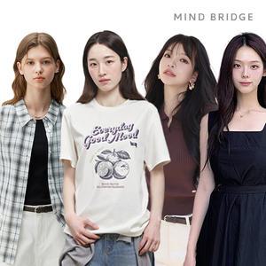 [20%쿠폰+무배][마인드브릿지]여성 25년 여름 신상 원지안&인플루언서 착용  티셔츠/셔츠/니트/크롭재킷/쿨팬츠 100종 SALE