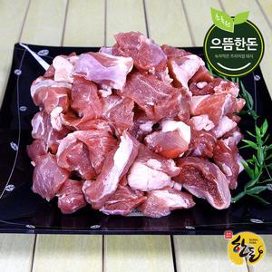 [으뜸한돈] 국내산 한돈 냉장 찌개용 돼지고기 500g