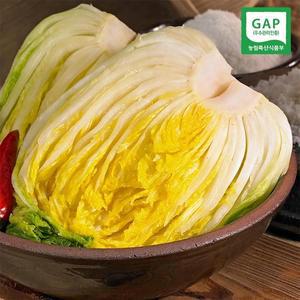 [자연맛남][품질보장][이향녹님 생산] GAP인증 해남 절임배추 10kg (3-5포기/국내산천일염사용)