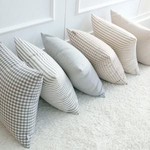 멜란 워싱 면 쿠션 커버 (45 x 45)