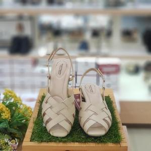 허시파피 세이브존04 여성컴포트세미드레스(5cm)샌들 베이지 3FP024