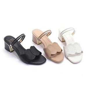 [갤러리아] 세라 여성 양가죽 투웨이 뮬 샌들힐 C22M600 컬러 3종 5CM