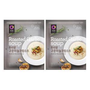 청정원 우리쌀 구운마늘크림수프, 60g, 2개