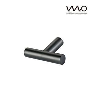바노테크 VANO 욕실옷걸이 검정 후크 백화점 화장실 VA-9005BL 욕실 악세사리