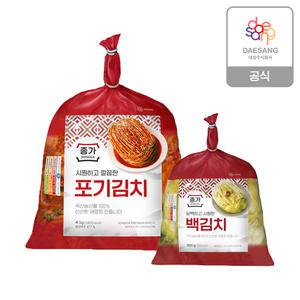 종가 포기김치 4kg+백김치 900g 1개