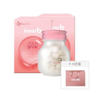 이너비 아쿠아뱅크 히알루론산 4주분, 56캡슐, 2개 + 증정(쇼핑백, 1개)