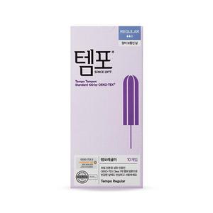 동아제약 템포 레귤러 10p / 탐폰 체내형 생리대