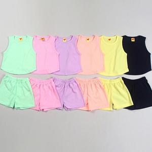 마카롱 아동 나시 반바지 상하복 상하세트
