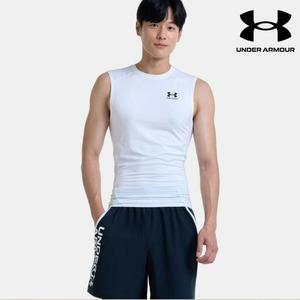 남성 기능성 컴프레션 티셔츠 HeatGear 레쉬가드 헬스 이너 나시 1361522-100
