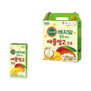 정식품 알갱이가 씹히는 베지밀 애플망고 190ml x 16팩