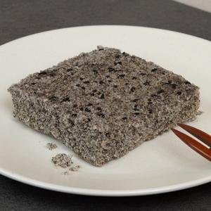 [마을기업싸리재]시루떡 [ 흑임자 현미 백설기 80g 10봉 ] 아침대용 영양 무설탕떡 개별포장