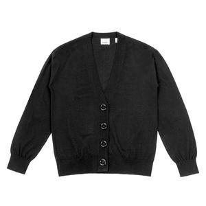 버버리 도녹 체크 패치 가디건 DORNOCH 8091030 (BLACK)