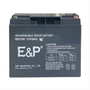 연축전지 E&P 무보수 12V 배터리 연납 납 축전지 밧데리 12V18AH UPS 정류기