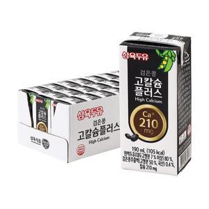 [삼육두유]삼육 검은콩 고칼슘플러스 190mlx24입