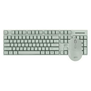 지클릭커 오피스프로 WMK60 스탠다드 M 무소음 무선 키보드 마우스 세트 그린