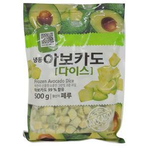 냉동 다이스 과일 재호식품 아보카도 500G