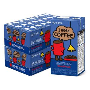 연세 콜드브루 커피 우유 190ml x 24 x 2